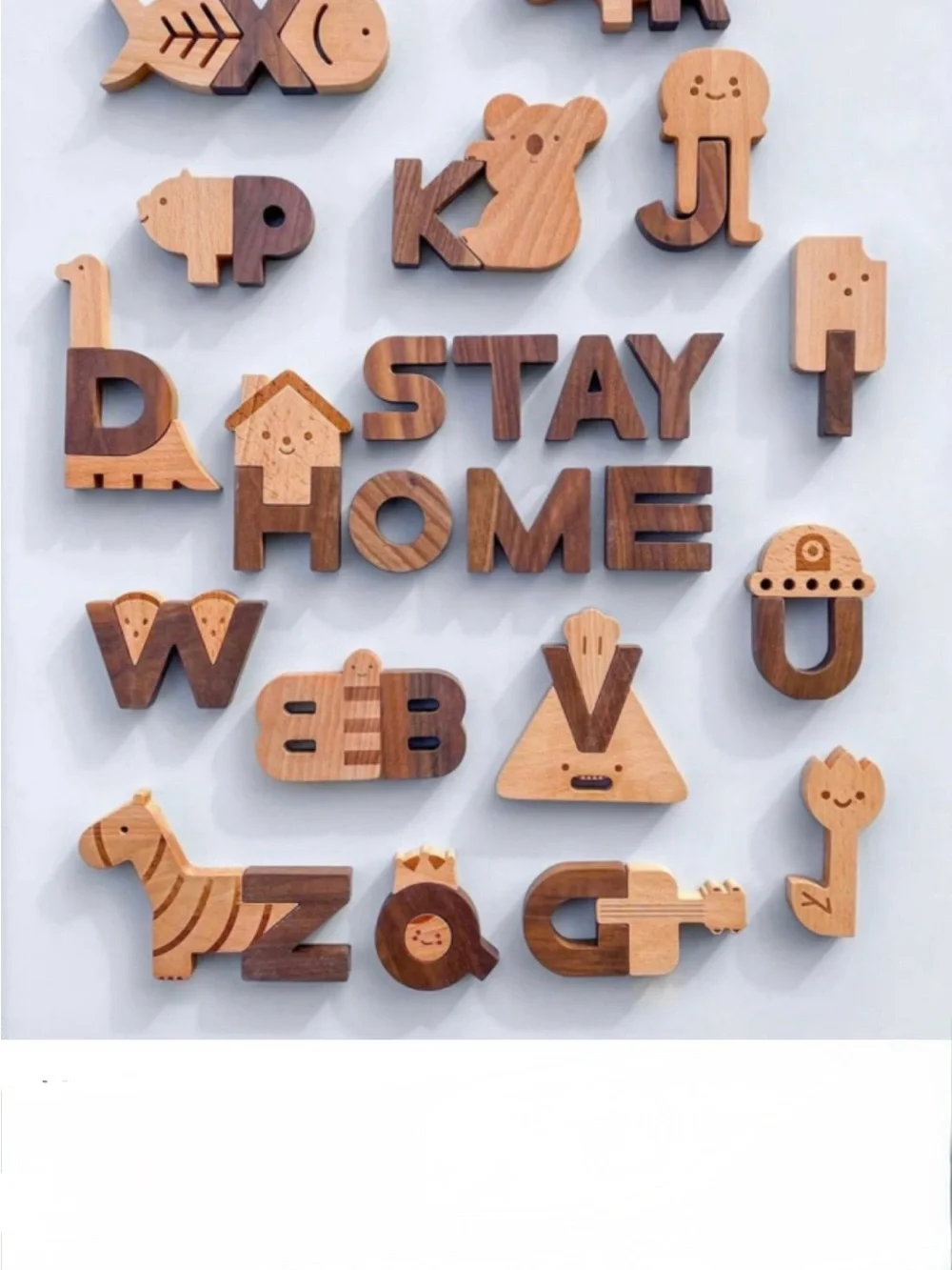 'oioiooi' wooden Alphabet Block Set